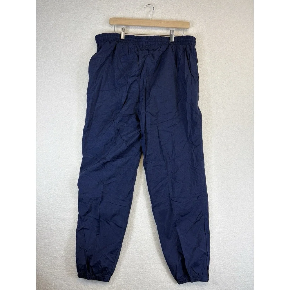 Vintage Puma Pants Men's Large Navy Blue Track Running Activewear New Deadstock - Picture 3 of 12